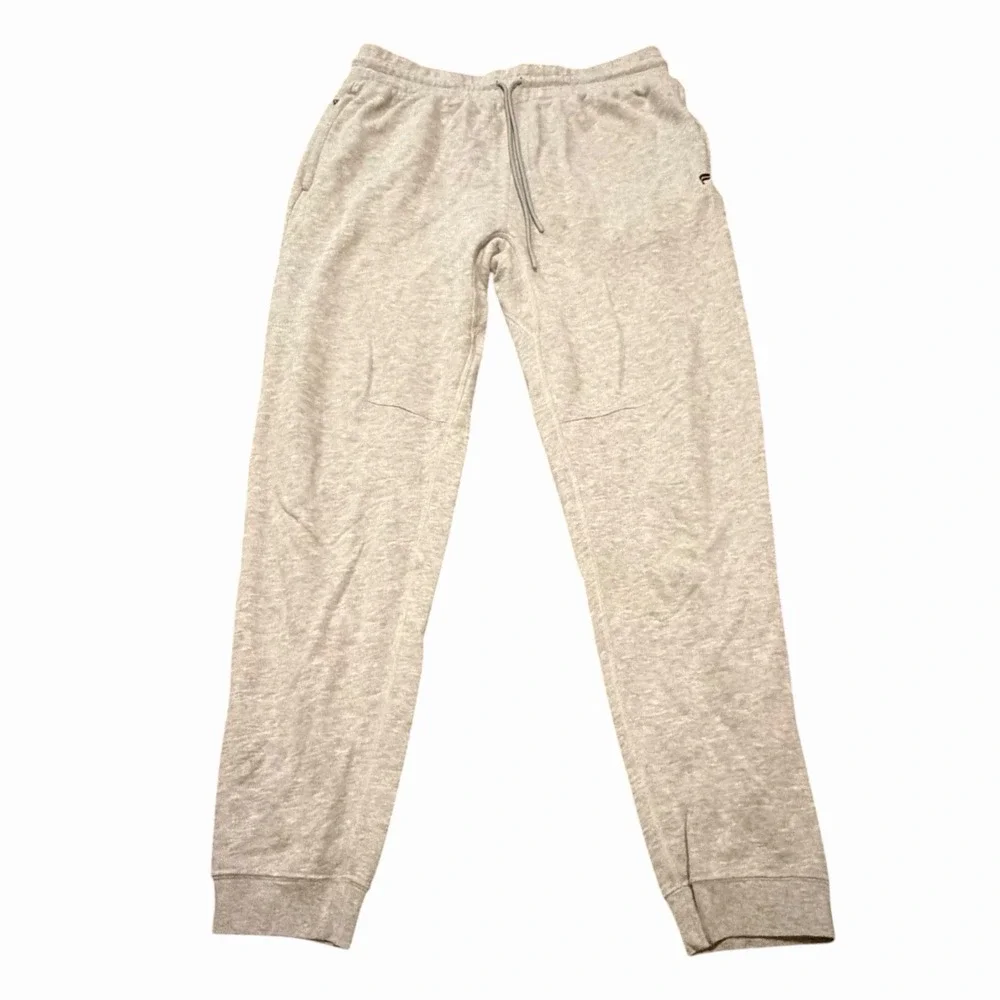 Fabletics The Go To Sweatpants Light Heathered‎ Gray Men's Size XL